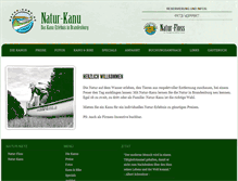 Tablet Screenshot of natur-kanu.de